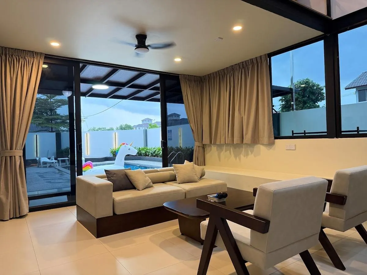 Nibong Pool Villa By Cactus Homestay Johor Bahru 0*,