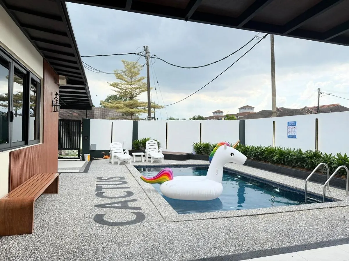 ג'והור בהרו Nibong Pool Villa By Cactus Homestay