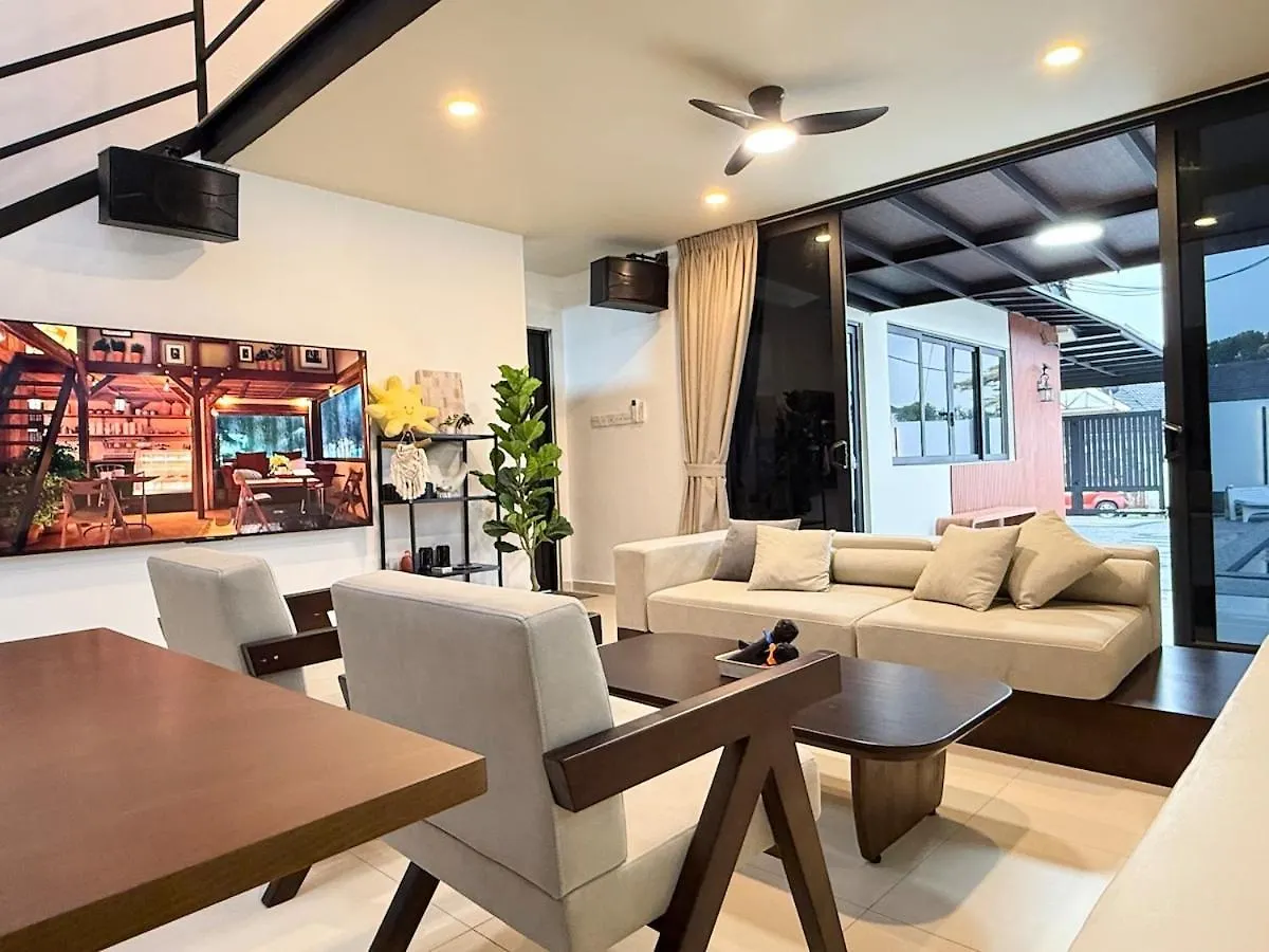 ג'והור בהרו Nibong Pool Villa By Cactus Homestay
